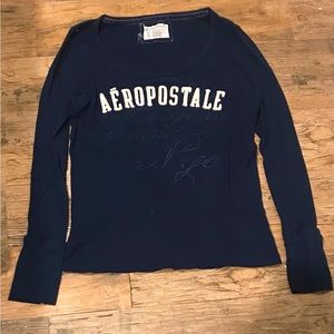 Aéropostale Blue Women’s long sleeve shirt